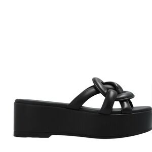 Coach Everette leather platform sandals